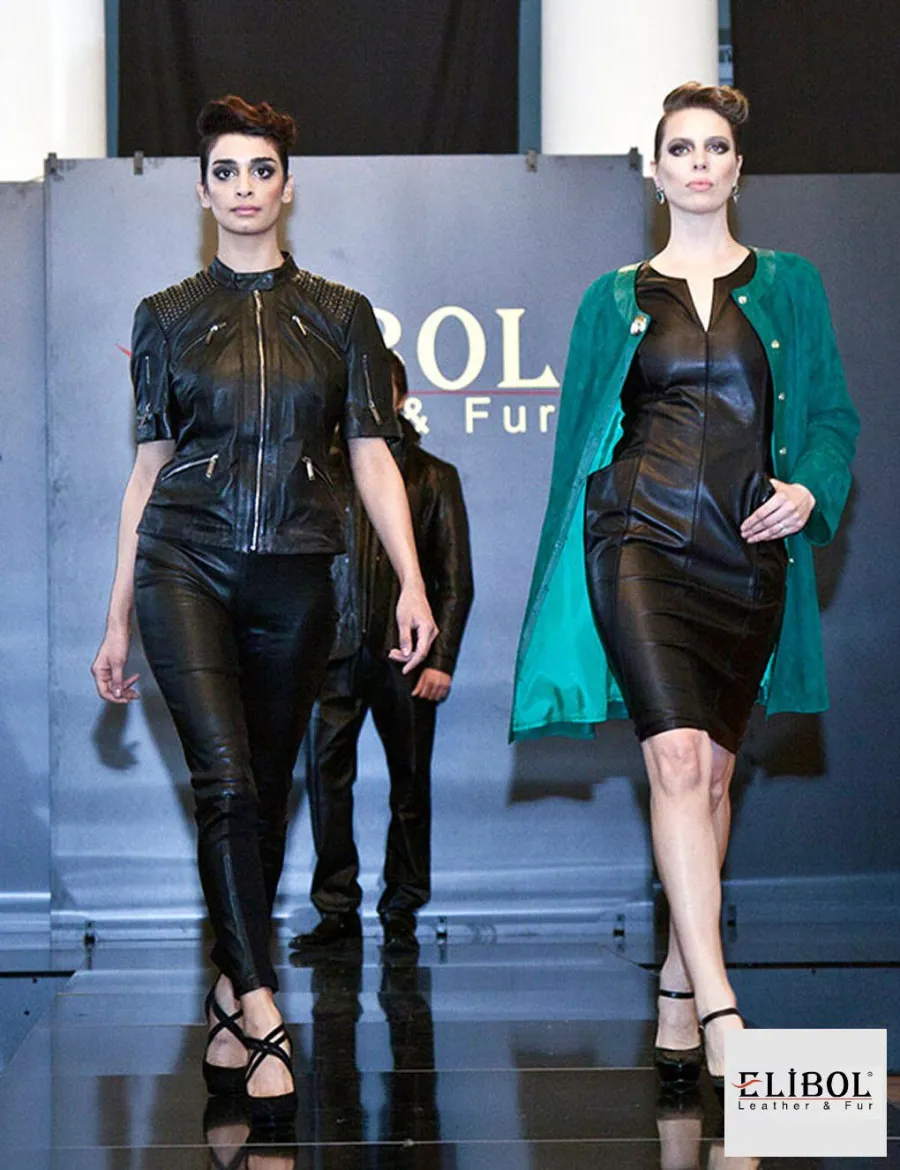 Colecția Elibol Leather & FUR — ținuta 2