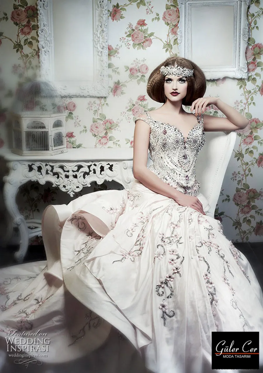 Guler Cer Wedding Dress 2014 collection — look 1