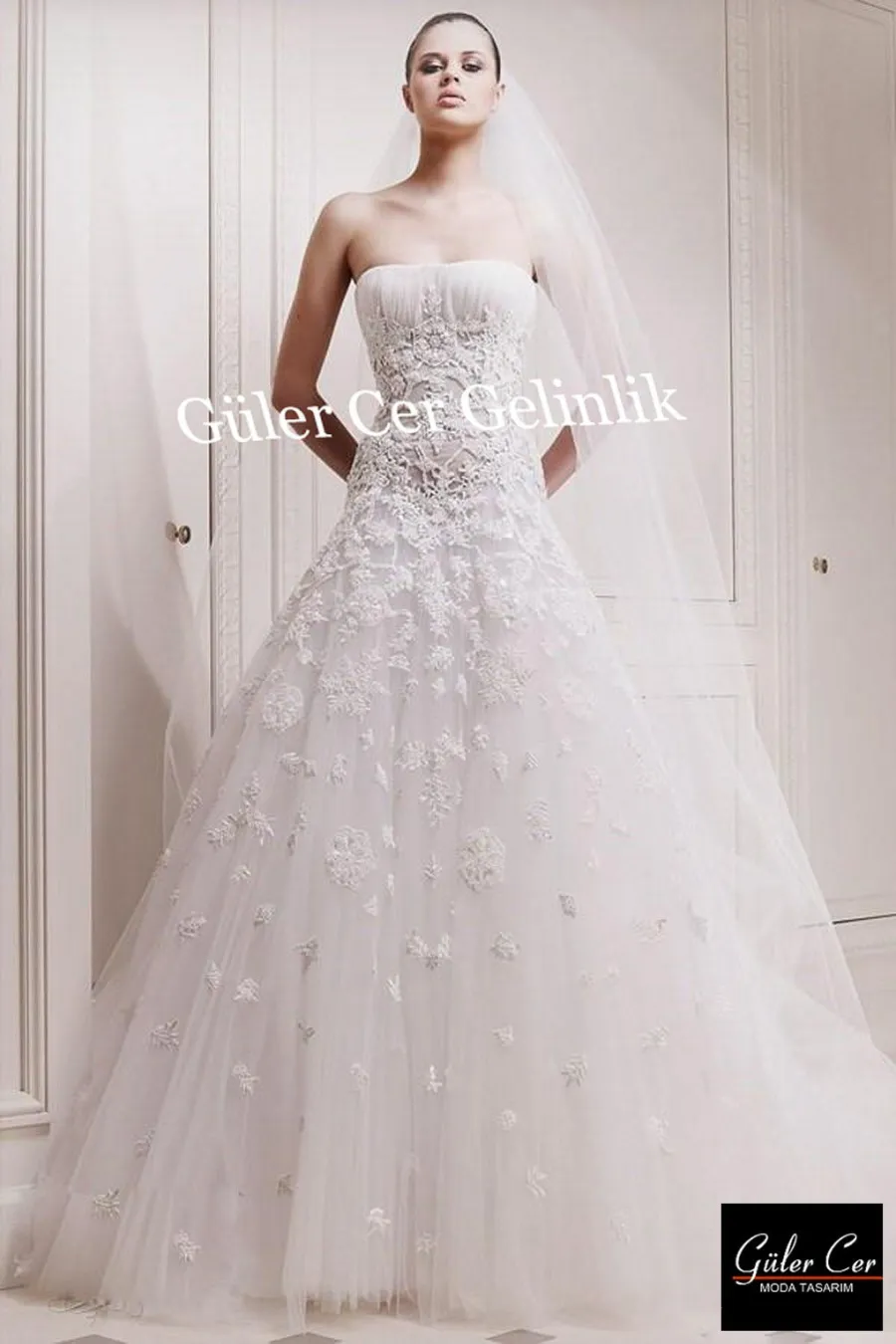 مجموعة Guler Cer Wedding Dress — إطلالة 1