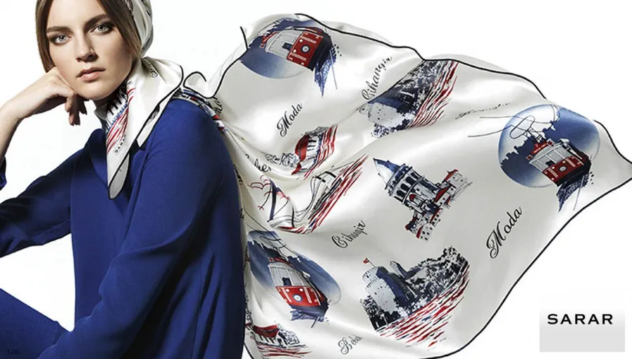 Kollektion Sarar Scarf Spring/Summer – Look 2