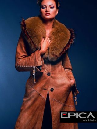 Epica Leather & Shearling | Roze Leather Garments 2014 collection — look 2