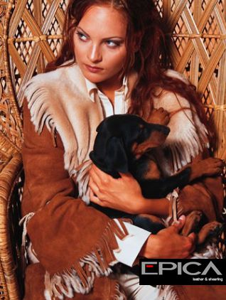 Epica Leather & Shearling | Roze Leather Garments 2014 collection — look 3