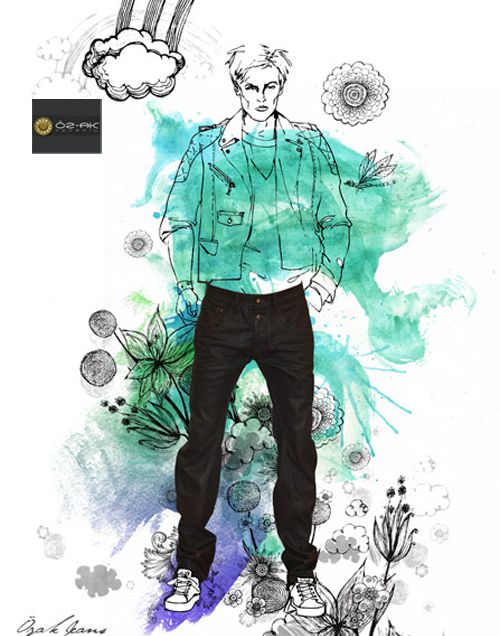Colección Ozak Textile Jeans — look 1