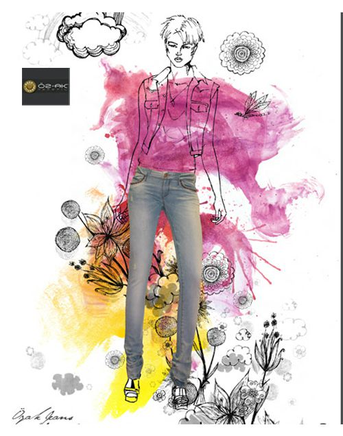 Colección Ozak Textile Jeans — look 3