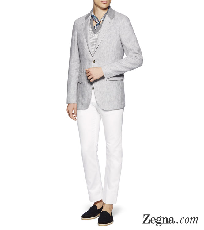 Colecția Ermenegildo Zegna Clothing Spring/Summer — ținuta 1