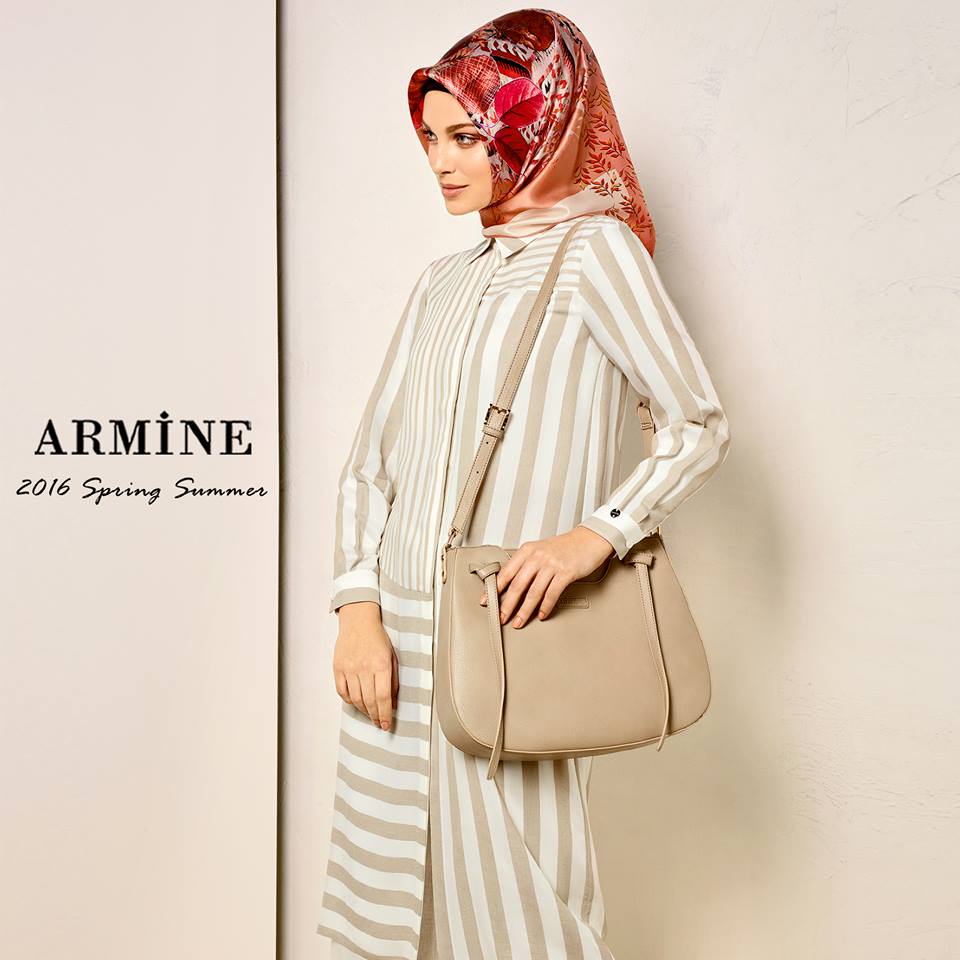 Colecția Armine Scarf Moda by Kamer Textile — ținuta 3