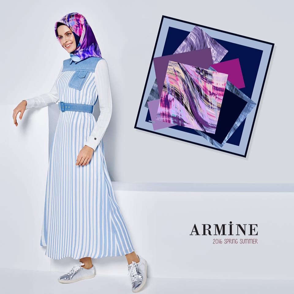 Colecția Armine Scarf Moda by Kamer Textile — ținuta 3