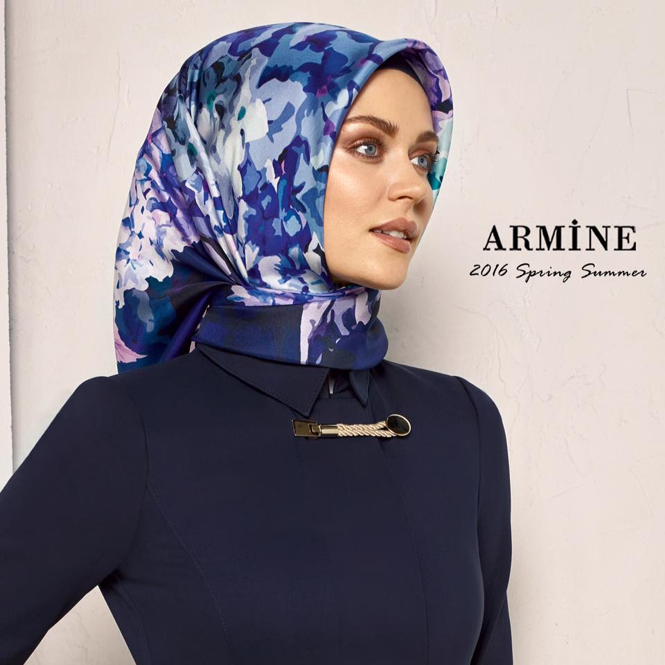 Colecția Armine Scarf Moda by Kamer Textile — ținuta 1