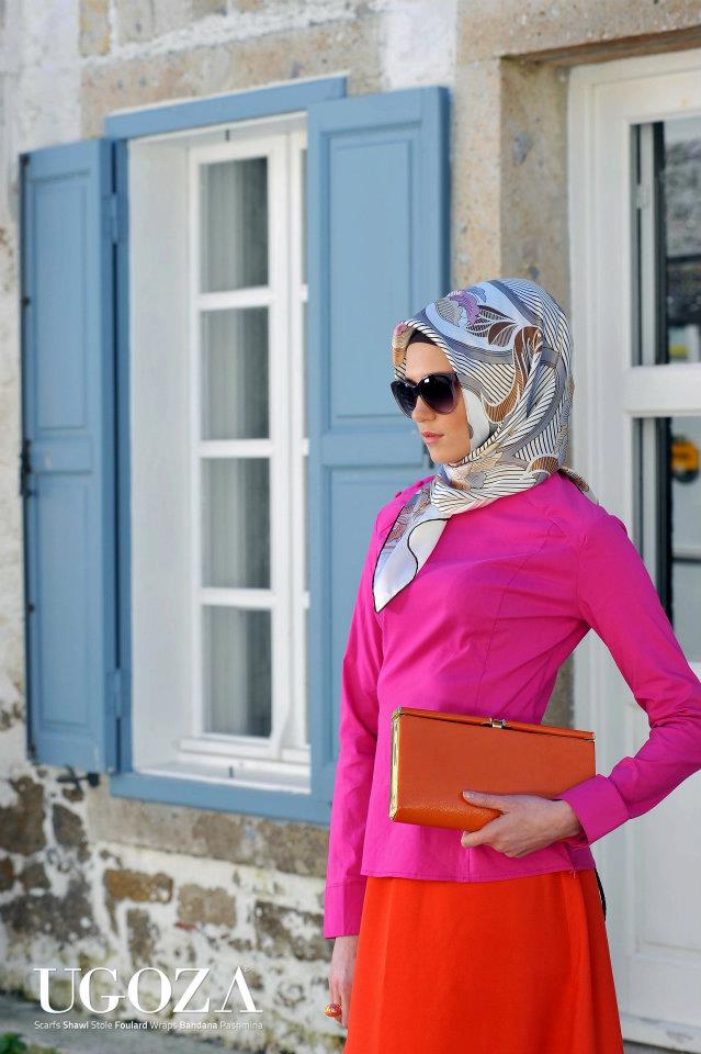 Ugoza Scarves Fall/Winter 2012 collection — look 1