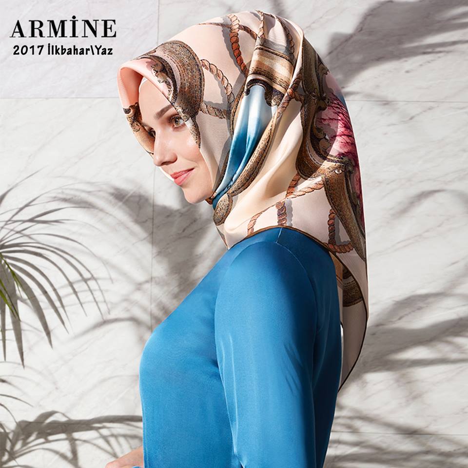 Colección Armine Scarf Moda by Kamer Textile — look 1
