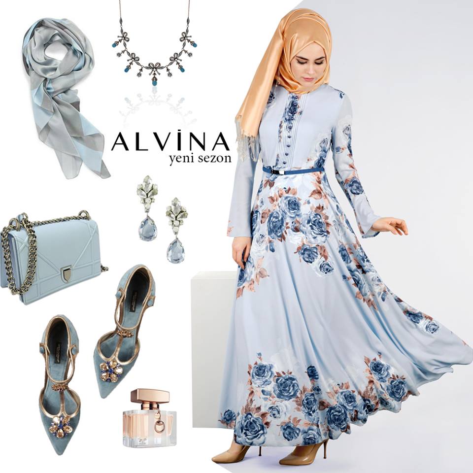 Alvina Hijab Fashion 2017 collection — look 3