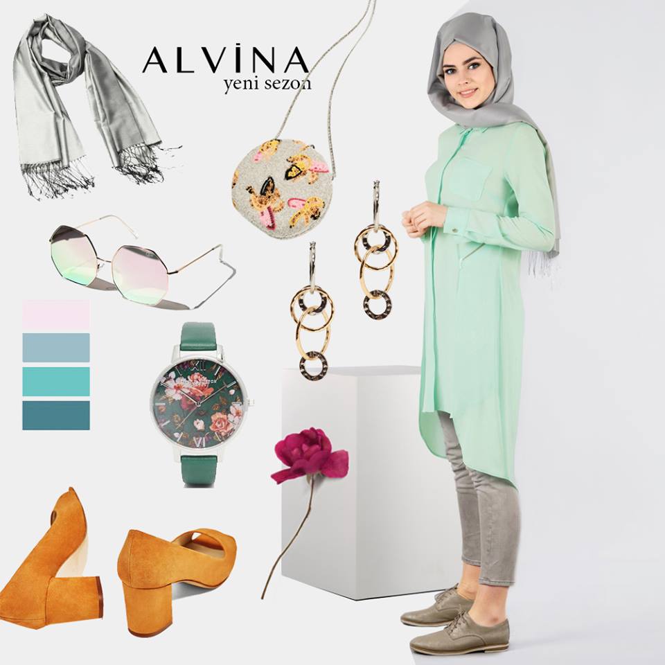 Alvina Hijab Fashion 2017 collection — look 1