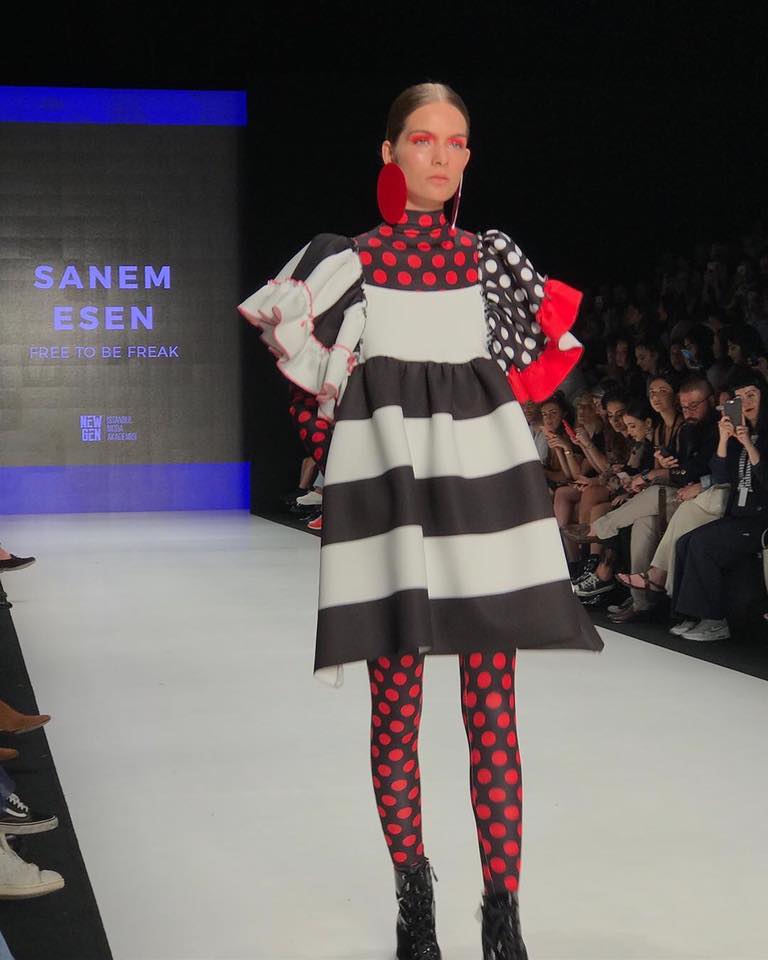 İstanbul Moda Akademisi 2018 collection — look 3