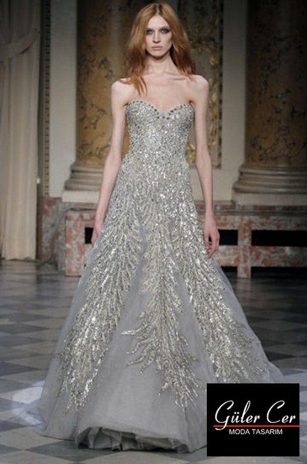Guler Cer Wedding Dress 2014 collection — look 3