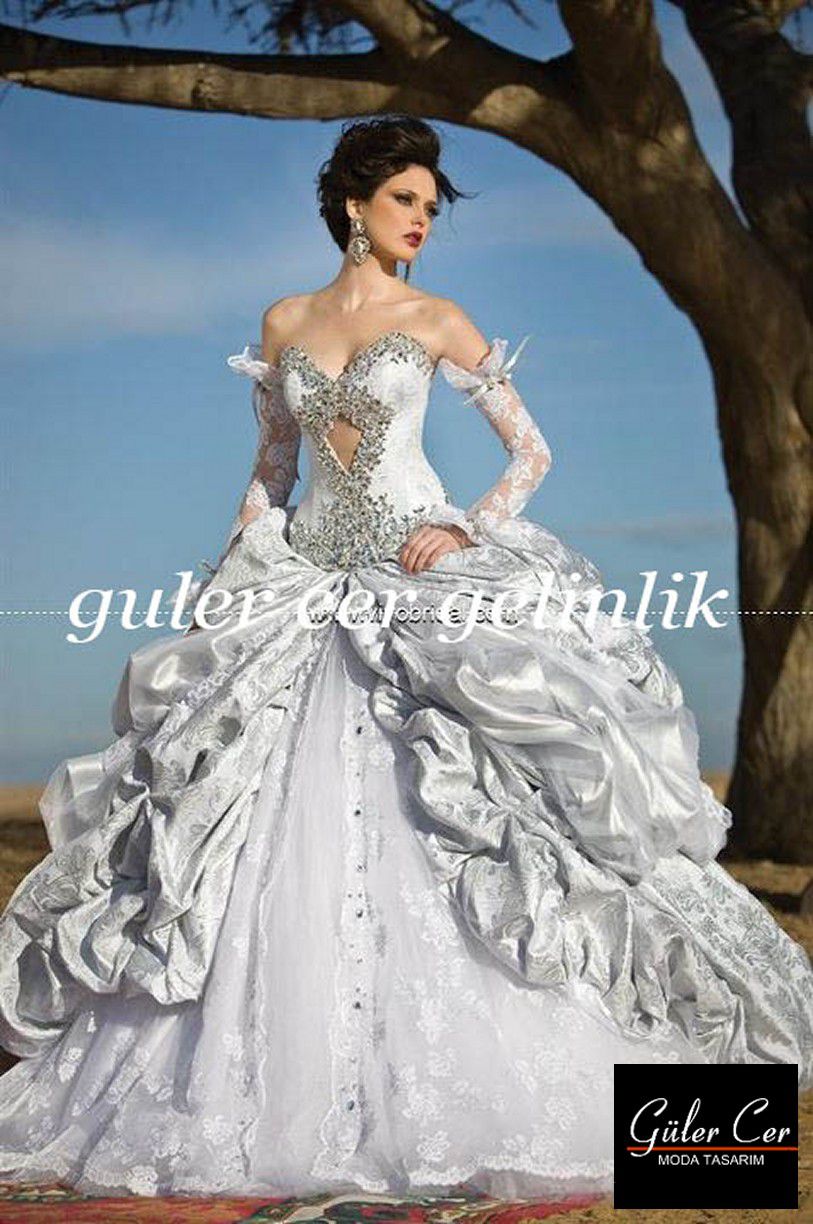 Guler Cer Wedding Dress 2014 collection — look 3