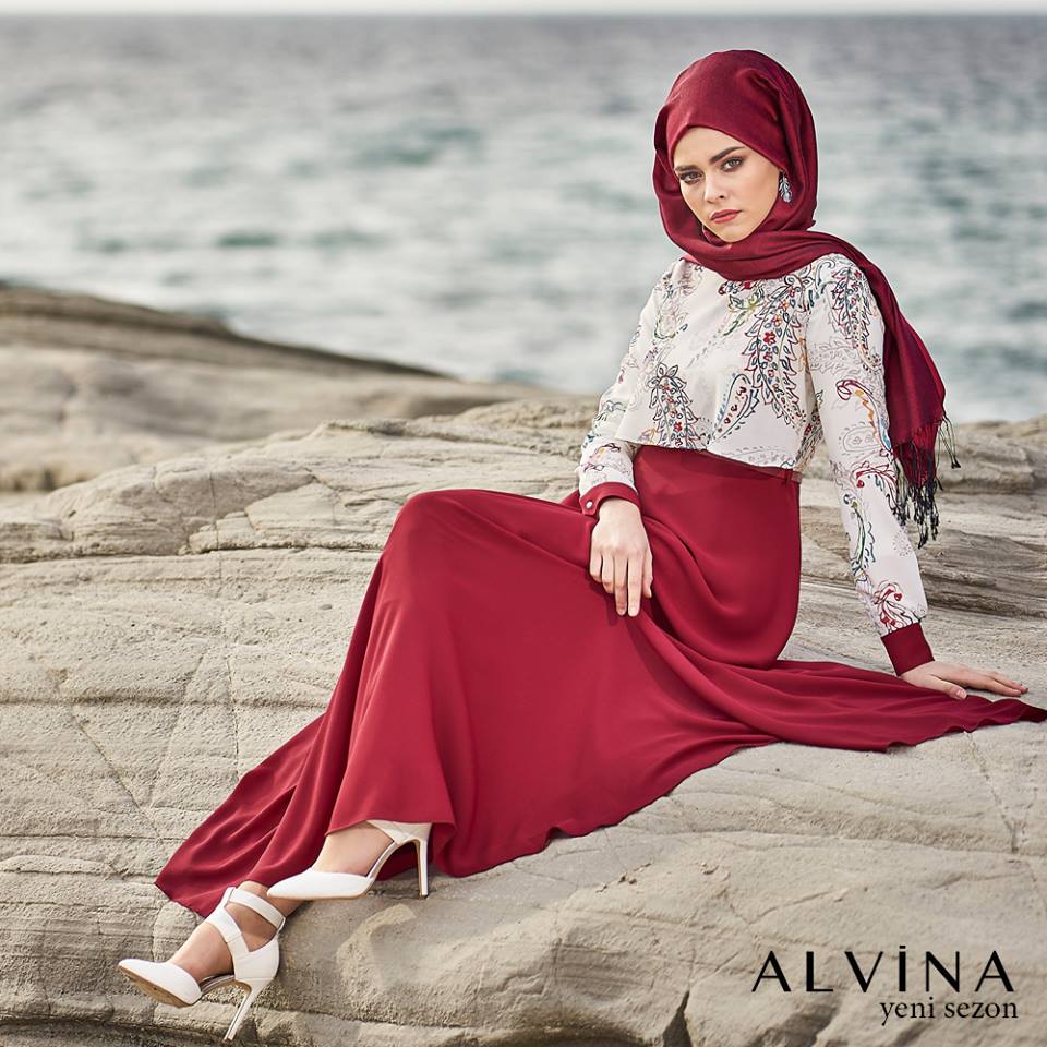 Alvina Hijab Fashion Коллекция  2017